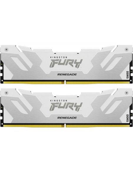Memorie operativa Kingston FURY Renegade White DDR5-6400 64GB (Kit of 2*32GB) Memorie operativa Kingston FURY Renegade White DDR5-6400 64GB (Kit of 2*32GB)
