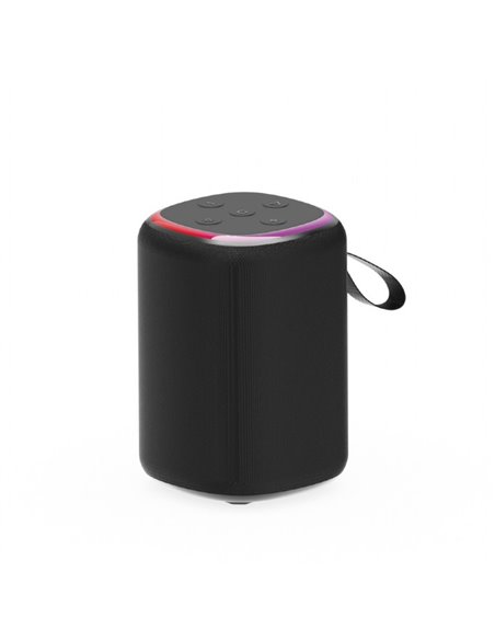 Колонка Портативная Gembird SPK-BT-LED-08S/ 5W / Bluetooth / microSD / USB / 800 mAh