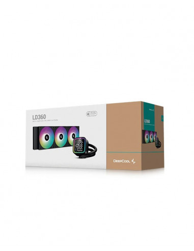 Жидкостный охладитель DEEPCOOL LD360/ Universal/ 300W/ <38.71dBA/ 72.04 CFM/ Black