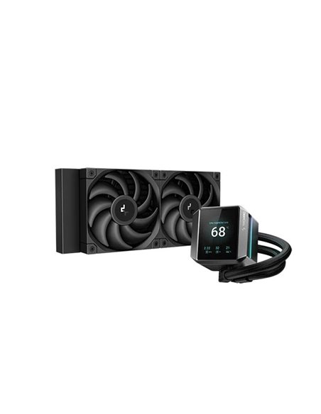 Жидкостный охладитель DEEPCOOL MYSTIQUE 240/ Universal/ <36.49dBA/ 72.45CFM/ Black
