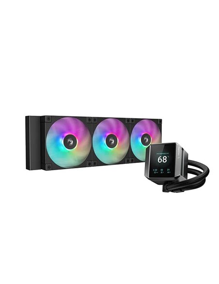Жидкостный охладитель DEEPCOOL MYSTIQUE 360 ARGB/ Universal/ <38.71dBA/ 72.04 CFM/ Black