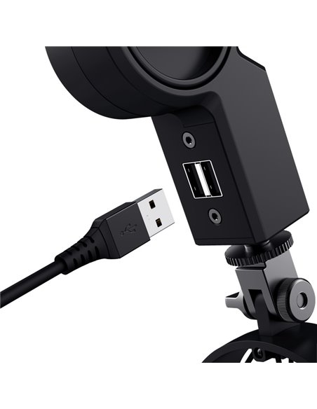 Microfon de studio profesional pe suport Trust GXT 255+ ONYX / USB / Black Microfon de studio profesional pe suport Trust GXT 255+ ONYX / USB / Black