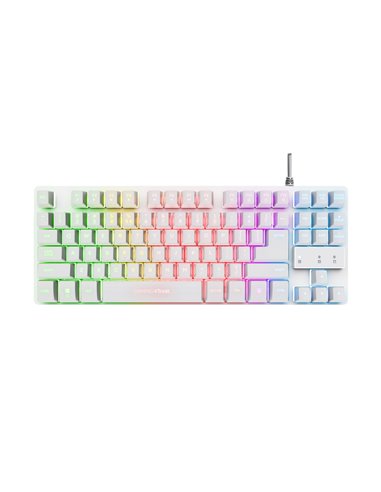 Tastatura Gaming Trust GXT 833 Thado, USB, White