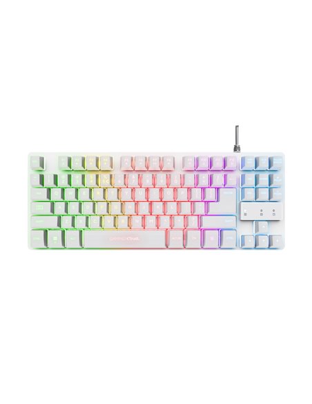 Игровая клавиатура Trust GXT 833 Thado, USB, White