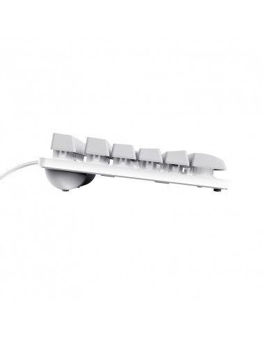 Игровая клавиатура Trust GXT 833 Thado, USB, White