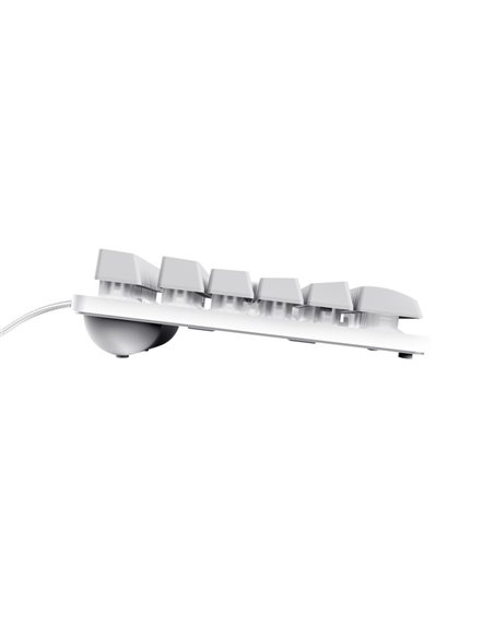 Игровая клавиатура Trust GXT 833 Thado, USB, White