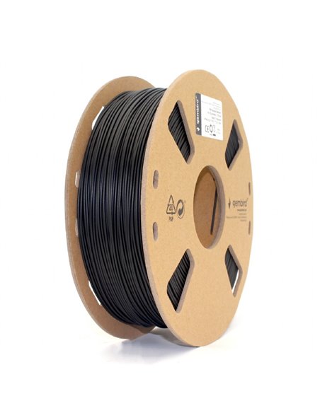 Gembird TPE flexible filament, Black, special thermopolymer allows to obtain materials similar to rubber, 1.75mm, 1kg
