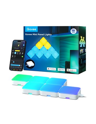 Квадратные огни GOVEE Smart Mini Panel Lights 10 Pack