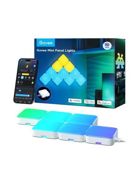 Квадратные огни GOVEE Smart Mini Panel Lights 10 Pack