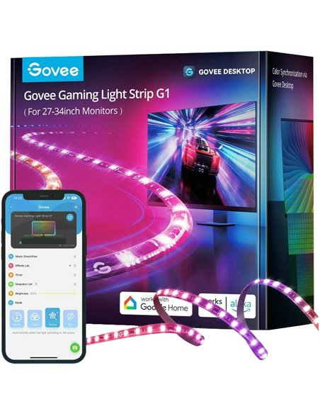 GOVEE RGB Gaming Light Strip G1 (27”-34”)