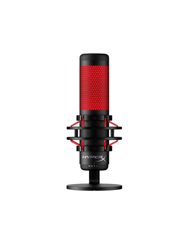 Microfon pentru streaming HyperX QuadCast 2 S, Black/Red, [9A273AA]