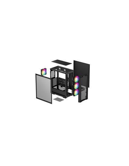 Корпус DEEPCOOL CC560 MESH V2 / w/oPSU / Side-Window / ATX / Black Корпус DEEPCOOL CC560 MESH V2 / w/oPSU / Side-Window / ATX / Black