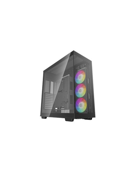 Корпус DEEPCOOL CH780 / w/oPSU / Panoramic-Window / 3x140mm ARG / ATX / Black
