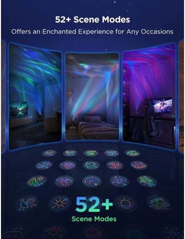 Световой проектор GOVEE Star Light Projector, 18 White Noise Options