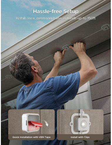 Наружное освещение GOVEE RGBICW Permanent Outdoor Lights 2 30M, 72 Lights