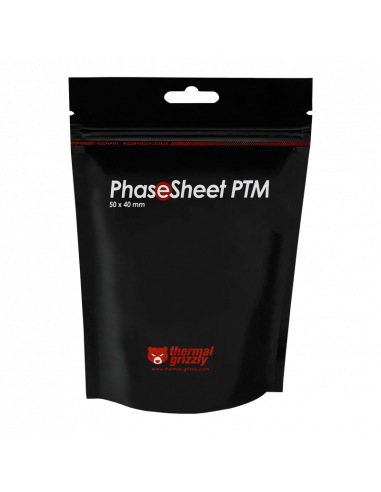 Термопрокладка Thermal Grizzly PhaseSheet PTM, 50х40мм, Серый