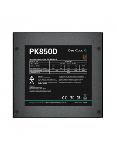 Sursă Alimentare PC Deepcool PK850D, 850W, ATX, Nemodular