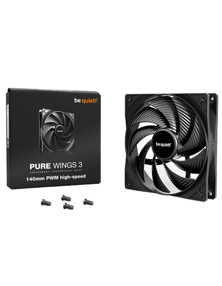 Ventilator PC be quiet! Pure Wings 3 PWM High-speed, 140 mm