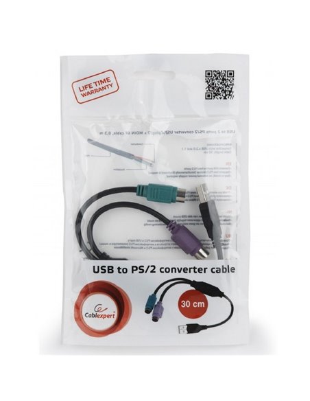 USB-адаптер Cablexpert UAPS12-BK, Чёрный USB-адаптер Cablexpert UAPS12-BK, Чёрный