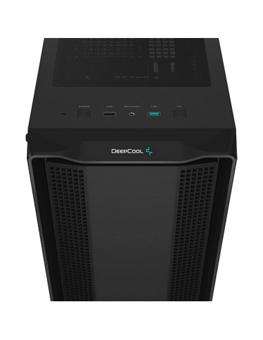 Компьютерный корпус Deepcool CC560 Limited V2, Midi-Tower, Без блока питания, Чёрный