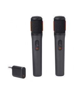 Microfon vocal JBL PartyBox Wireless Microphones, Fără fir, Negru