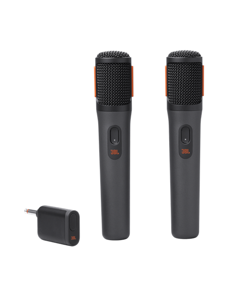 Микрофон для живого исполнения JBL PartyBox Wireless Microphones, Беспроводной, Чёрный