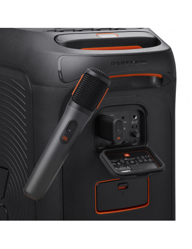 Microfon vocal JBL PartyBox Wireless Microphones, Fără fir, Negru