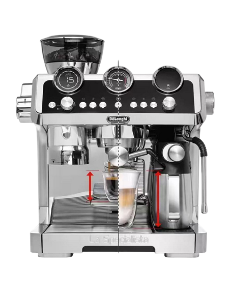 Cafetiera manuala DeLonghi EC 9865.M, 1450W, Oțel inoxidabil