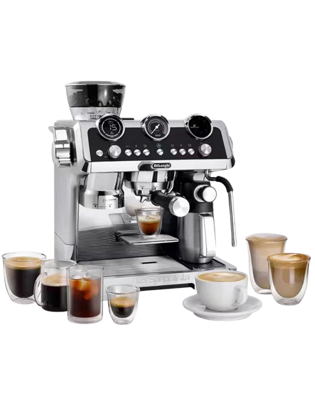Cafetiera manuala DeLonghi EC 9865.M, 1450W, Oțel inoxidabil