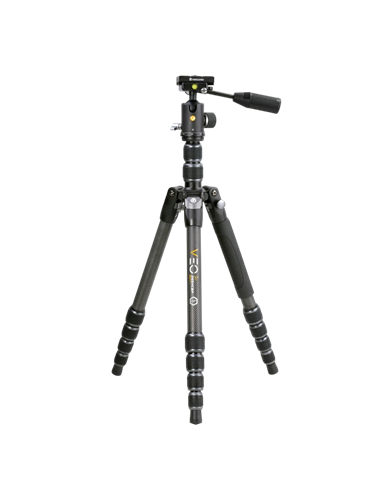 Trepied/Monopod Vanguard VEO3T 265HCBP, Cap video/Cap trepied de minge, Negru