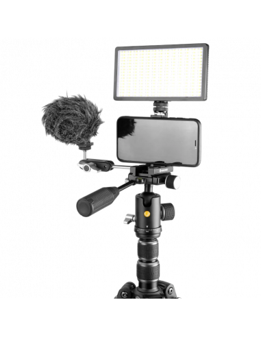 Trepied/Monopod Vanguard VEO3T 265HCBP, Cap video/Cap trepied de minge, Negru