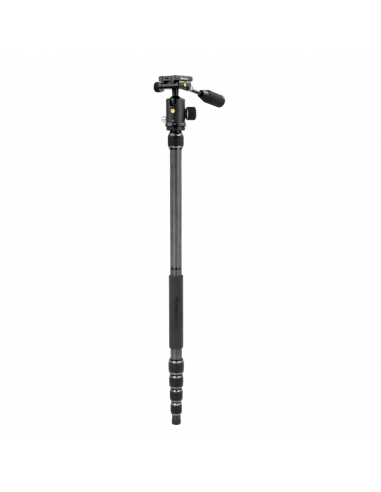Trepied/Monopod Vanguard VEO3T 265HCBP, Cap video/Cap trepied de minge, Negru