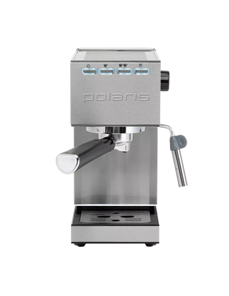 Cafetiera manuala Polaris PCM1542E, 1350W, Oțel inoxidabil