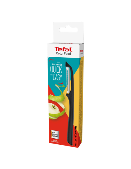 Cuțit pentru curățarea legumelor Tefal K2731404, Negru Cuțit pentru curățarea legumelor Tefal K2731404, Negru