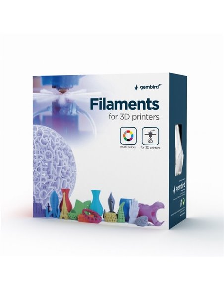 Filament pentru imprimantă 3D Gembird 3DP-ABS3-01-BR, ABS, Maro , 3.0 mm, 1 kg
