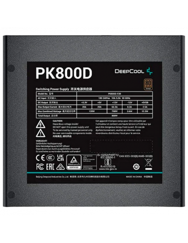 Sursă Alimentare PC Deepcool PK800D, 800W, ATX