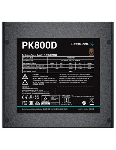 Sursă Alimentare PC Deepcool PK800D, 800W, ATX