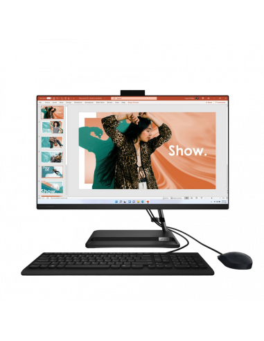 Computer All-in-One Lenovo IdeaCentre 3 27IAP7, 27", Intel Core i7-13620H, 16GB/1024GB, Fără SO, Negru