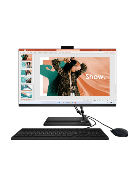Моноблок Lenovo IdeaCentre 3 27IAP7, 27", Intel Core i7-13620H, 16Гб/1024Гб, Без ОС, Чёрный