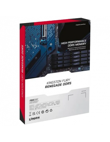 Memorie RAM Kingston FURY Renegade, DDR5 SDRAM, 6000 MHz, 64GB, KF560C32RSK2-64