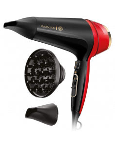 Фен Remington Thermacare Pro D5755, 2400Вт, Черный | Красный