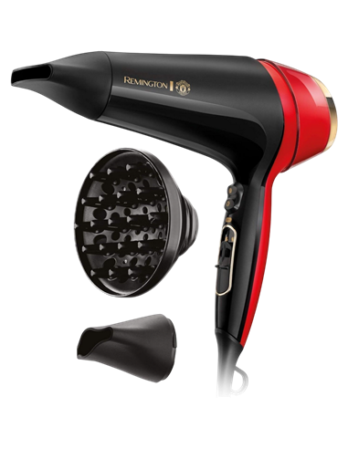 Uscător de păr Remington Thermacare Pro D5755, 2400W, Negru | Roșu
