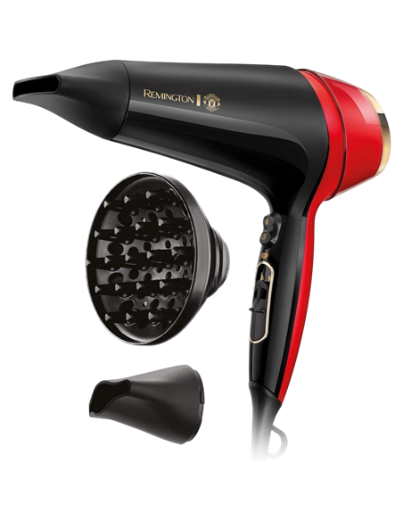 Uscător de păr Remington Thermacare Pro D5755, 2400W, Negru | Roșu