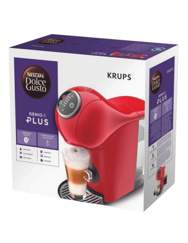 Cafetieră cu capsule Krups Genio S Plus KP340510, 1500W, Roșu