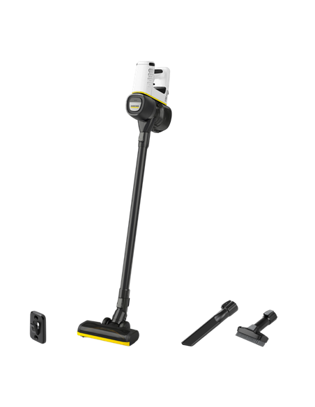 Вертикальный Пылесос Karcher VC 4 Cordless myHome, Белый | Черный