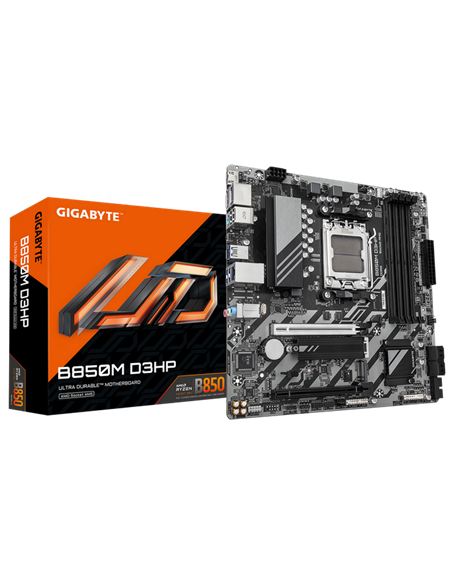 Материнская плата Gigabyte B850M D3HP, AM5, AMD B850, Micro-ATX