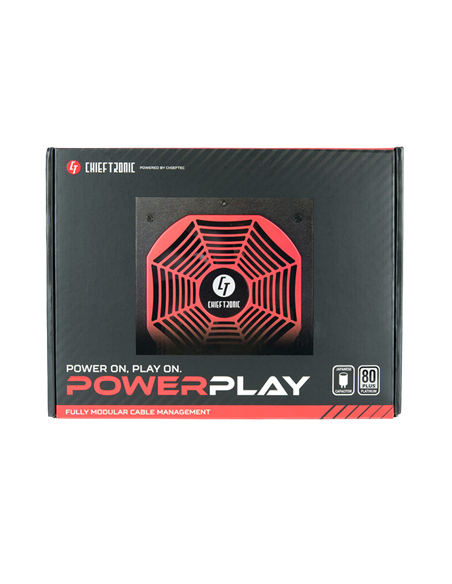 Блок питания для компьютеров Chieftec GPU-1200FC, 1200Вт, ATX, Полностью модульный