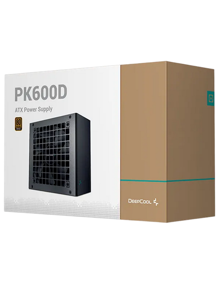 Блок питания для компьютеров Deepcool PK600D, 600Вт, ATX, Немодульный