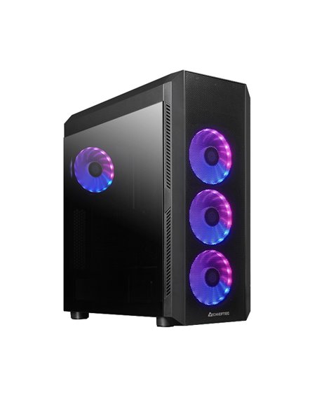 Компьютерный корпус Chieftec GL-04B-OP, Midi-Tower, ATX, Чёрный Компьютерный корпус Chieftec GL-04B-OP, Midi-Tower, ATX, Чёрный