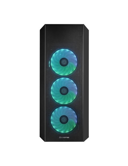Компьютерный корпус Chieftec GL-04B-OP, Midi-Tower, ATX, Чёрный Компьютерный корпус Chieftec GL-04B-OP, Midi-Tower, ATX, Чёрный